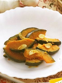 かぼちゃのにんにく炒め-レシピのメイン写真