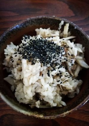 旬のごぼうご飯。-レシピのメイン写真