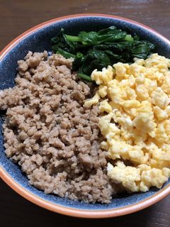 三色丼-レシピのメイン写真