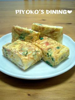 カニカマで♡カニ玉風中華味の卵焼き-レシピのメイン写真