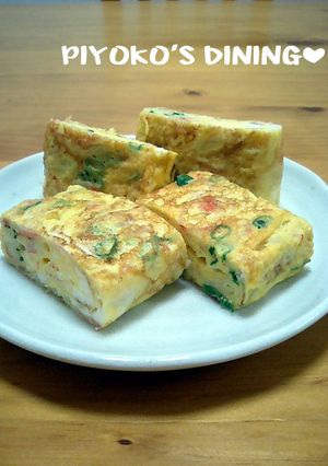カニカマで♡カニ玉風中華味の卵焼き-レシピのメイン写真