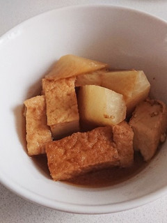 大根と絹厚揚げの味噌煮.*陣中焼き味噌☆-レシピのメイン写真