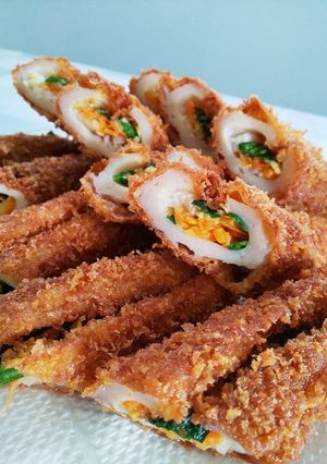 ちくわの野菜巻きフライ-レシピのメイン写真