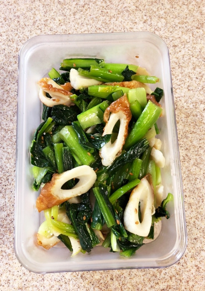 小松菜とちくわの炒め物-レシピのメイン写真