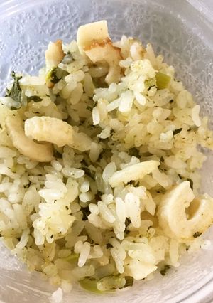 野菜嫌いにも◎小松菜の炊き込みご飯-レシピのメイン写真