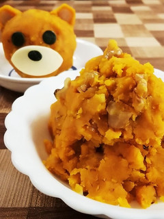 簡単おかず☆カボチャとくるみのサラダ-レシピのメイン写真