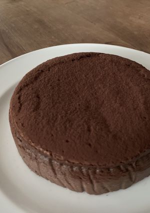 チョコレートスフレチーズケーキ-レシピのメイン写真