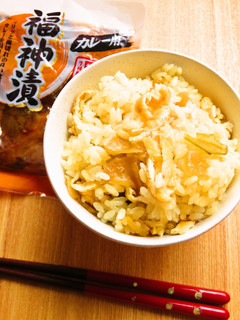 ☺簡単アレンジ♪福神漬けの炊き込みご飯☺-レシピのメイン写真