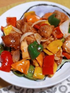 簡単☆鶏から揚げで酢豚風-レシピのメイン写真