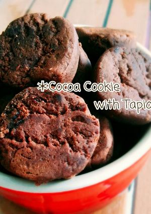 タピオカ粉で口どけココアクッキー-レシピのメイン写真