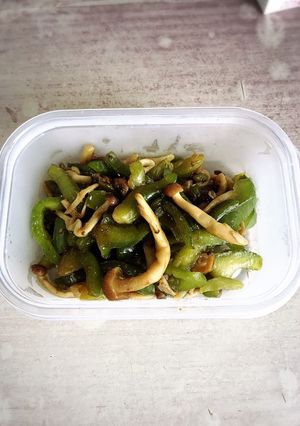 簡単！ピーマンとしめじの焼肉のタレ炒め-レシピのメイン写真