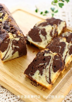 バナナチョコマーブルケーキ-レシピのメイン写真