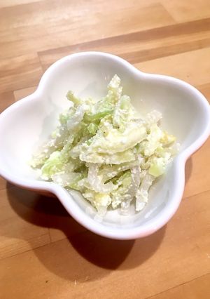 ヘルシ〜 豆腐クリームでキャベツ大根和え-レシピのメイン写真
