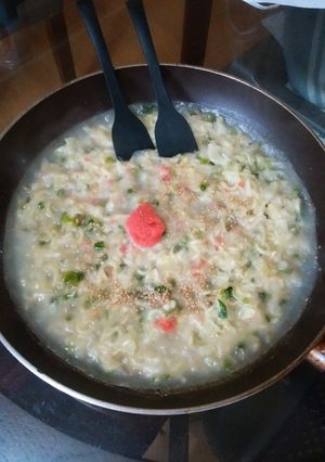 とんこつ風もんじゃ-レシピのメイン写真