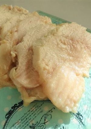 電子レンジで簡単★塩麹の鶏ハム-レシピのメイン写真