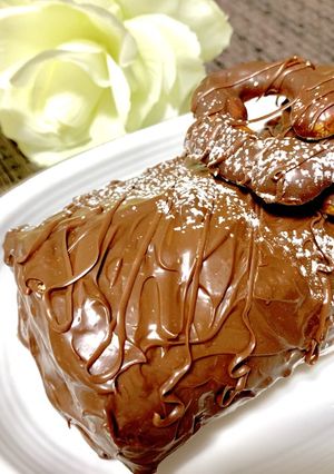 原価¥500!!簡単生チョコロールケーキ-レシピのメイン写真