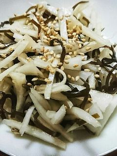 大根の皮で一品♪-レシピのメイン写真