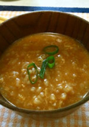 サッポロ一番　みそラーメンdeキムチ雑炊-レシピのメイン写真