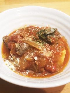 鶏レバーとじゃがいものトマト煮-レシピのメイン写真