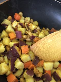さつまいもと大豆のカレーがらめ-レシピのメイン写真