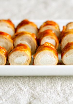 長芋の豚肉巻き　はちポン味【JA北越後】-レシピのメイン写真