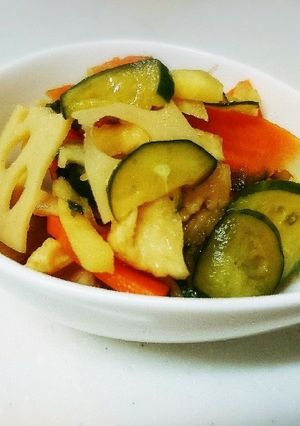 根菜で栄養満点!箸が止まらない激旨福神漬-レシピのメイン写真