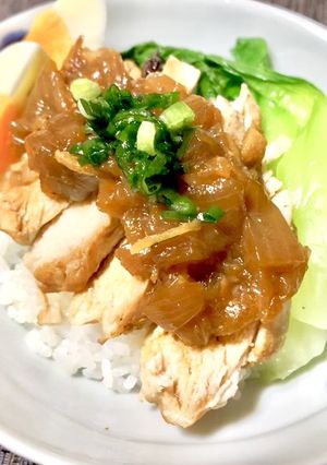鶏胸肉de鶏肉飯風(チーローハン)-レシピのメイン写真