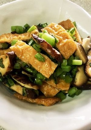 おいなりさんの揚げ☆大根の葉炒め-レシピのメイン写真