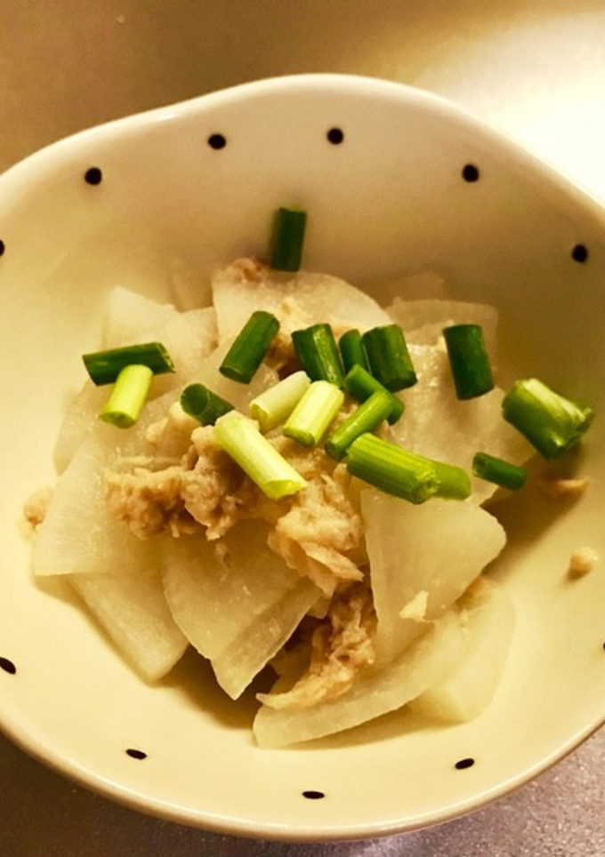 材料3つ！大根とツナのさっと煮-レシピのメイン写真