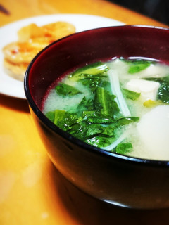 春菊のお味噌汁-レシピのメイン写真