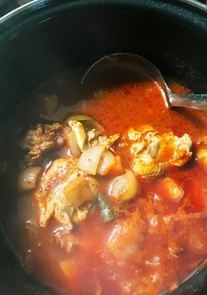 鶏肉の肉じゃが！タッポックムタン！-レシピのメイン写真