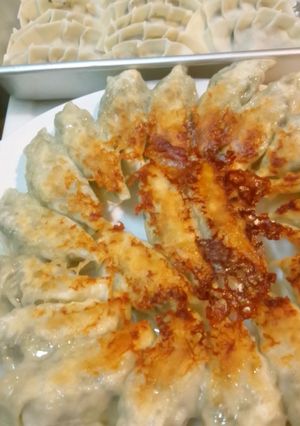 魚肉ソーセージとワカメの餃子-レシピのメイン写真