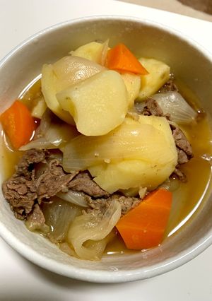 我が家の簡単肉じゃが-レシピのメイン写真