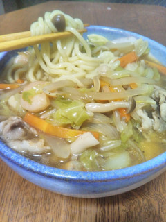 『お家で作れる本格中華㉕』チャンポン麺-レシピのメイン写真