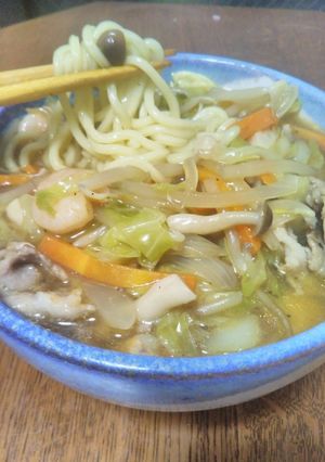 『お家で作れる本格中華㉕』チャンポン麺-レシピのメイン写真
