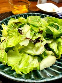 レタスの和風サラダ-レシピのメイン写真