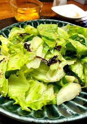 レタスの和風サラダ-レシピのメイン写真