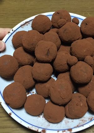 材料2つで簡単！！トリュフチョコ-レシピのメイン写真