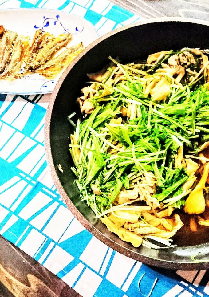 豚肉と水菜のたいたん-レシピのメイン写真