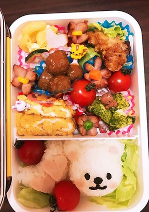 くまさん弁当♡簡単-レシピのメイン写真