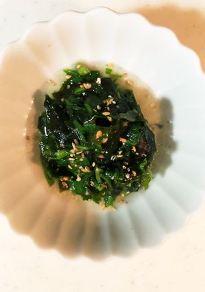 ほうれん草とわかめのナムル風-レシピのメイン写真
