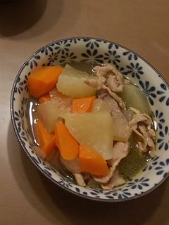 人参と大根の煮物-レシピのメイン写真
