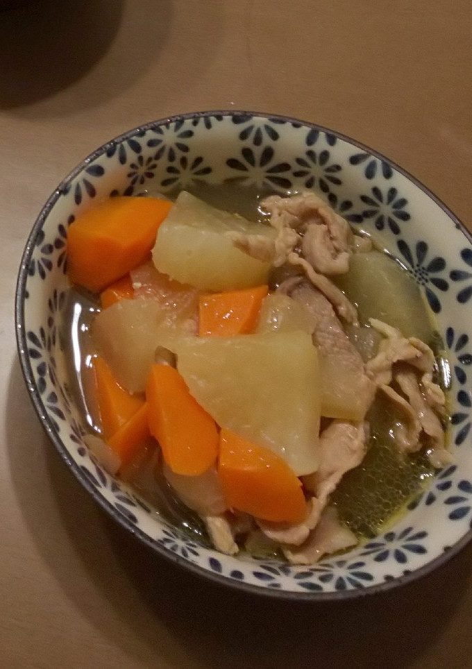 人参と大根の煮物-レシピのメイン写真