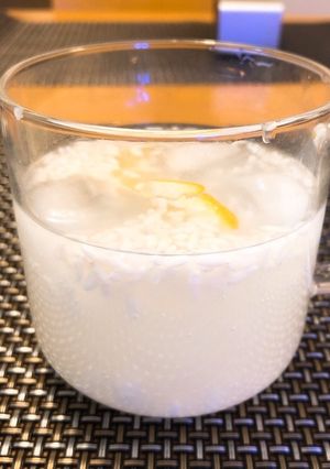 甘酒入り日本酒スパークリング-レシピのメイン写真
