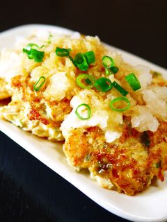 大葉もやし入り鶏つくね☆おろしポン酢がけ-レシピのメイン写真