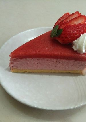 心華やぐ濃厚贅沢♡苺のムースケーキ-レシピのメイン写真
