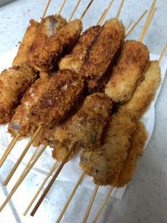 こんにゃくの豚肉巻き串かつ-レシピのメイン写真