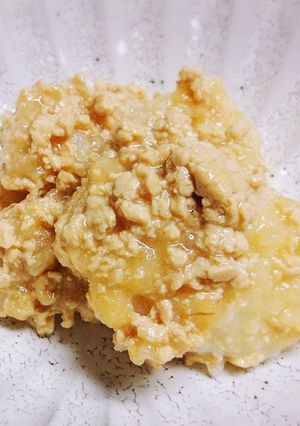 お餅にからめて～♪豆腐あん！(豆腐餅)-レシピのメイン写真