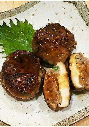 椎茸の肉詰め-レシピのメイン写真