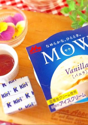 ストロベリーチーズアイスクリーム-レシピのメイン写真